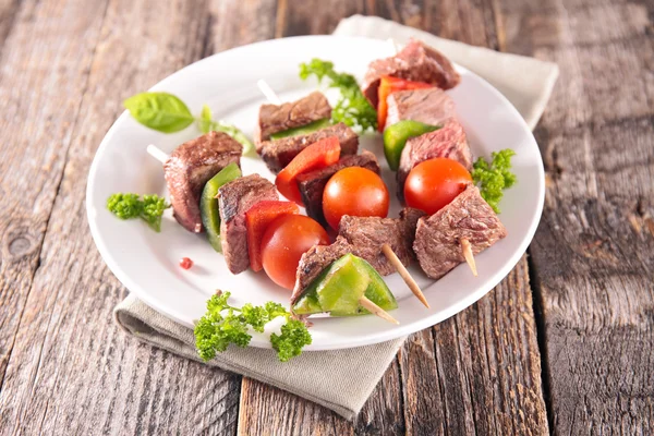 Carne grelhada, churrasco — Fotografia de Stock