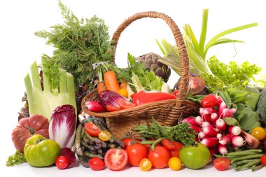 Muhtelif çiğ sebze