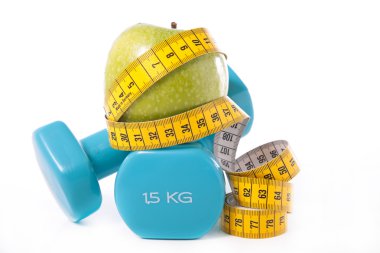 Halter, mezura ve elma