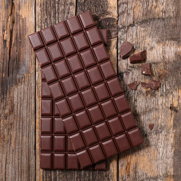 Tmavé čokoládové tyčinky — Stock fotografie