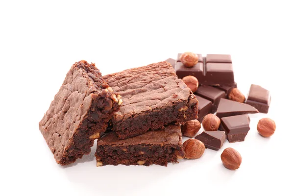 Biscotti al cioccolato brownie — Foto Stock