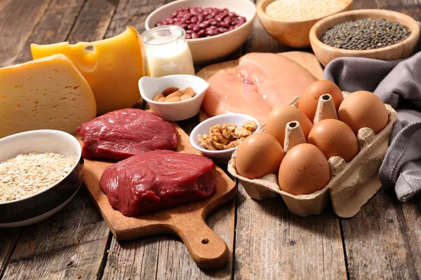 Protein kaynakları ürünler — Stok fotoğraf
