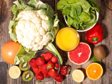 c vitamini koleksiyonu ile gıda
