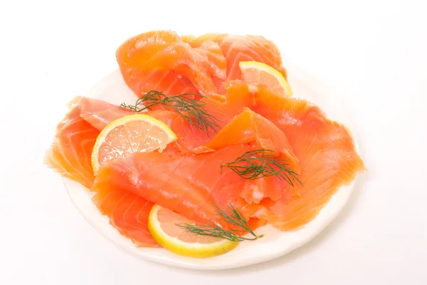 Smoked salmon fish — Stock Photo, Image