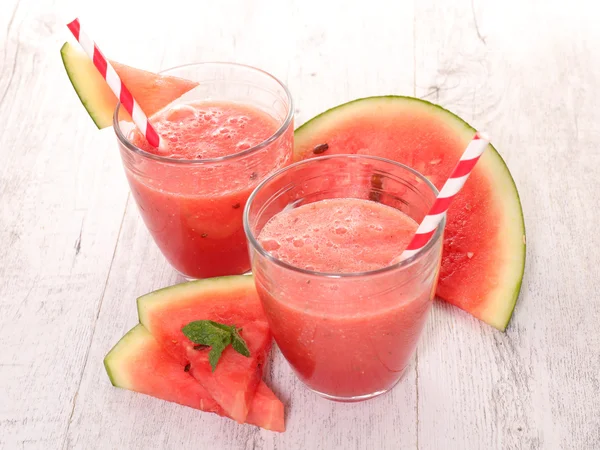 Watermeloen fruit smoothie — Stockfoto