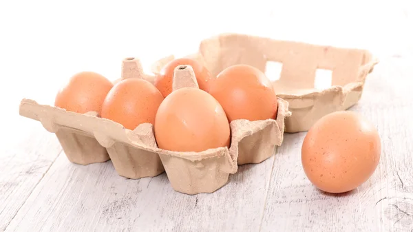 Fresh raw eggs — Stock Photo, Image