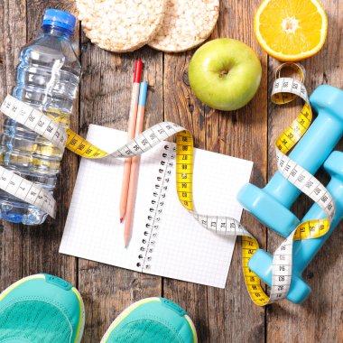 diyet yiyecek konsepti