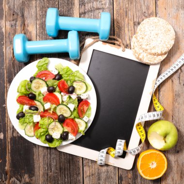 diyet yiyecek konsepti