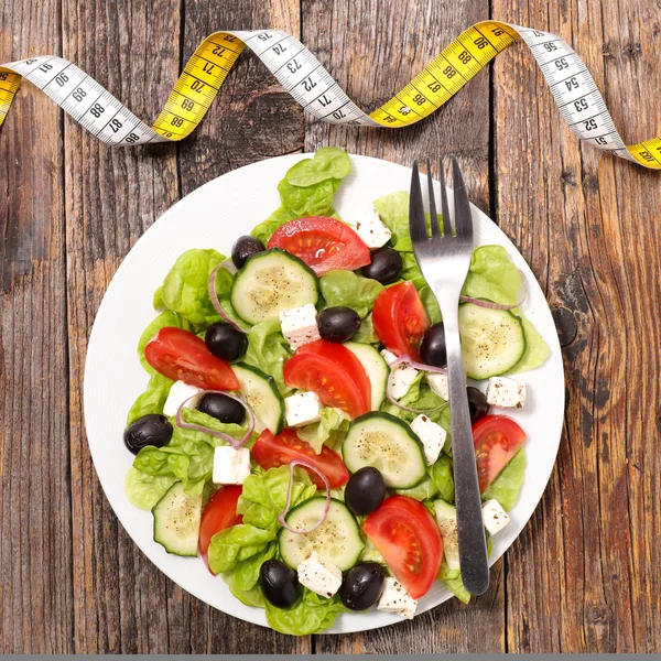 Salada de legumes, dieta conceito de comida — Fotografia de Stock