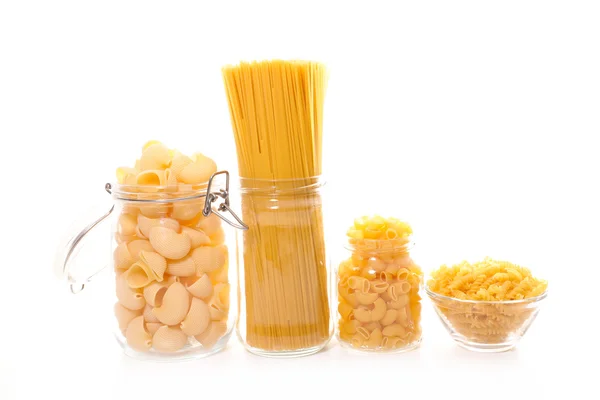 Assorted raw pasta — Stock Photo, Image