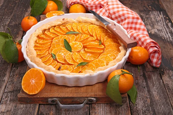 Orange eller clementine söt tårta — Stockfoto