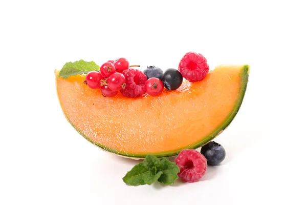 Melon i berry owoce — Zdjęcie stockowe