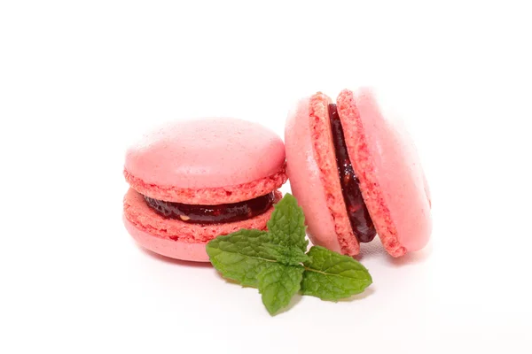 Macarons à la fraise douce — Photo