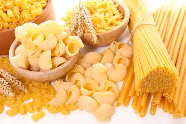 Varietà di composizione della pasta — Foto Stock