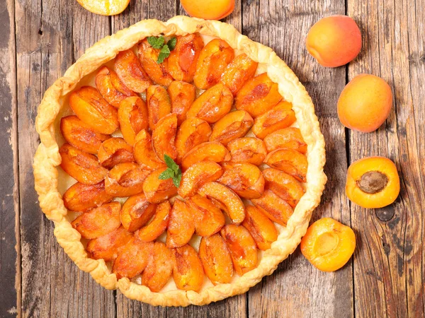 Hausgemachte Marillenkuchen — Stockfoto