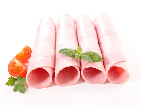 Fresh ham rolls — Stock Photo, Image