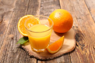 Taze portakal suyu