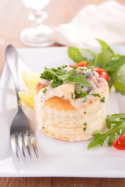 Vol au vent voorgerecht — Stockfoto