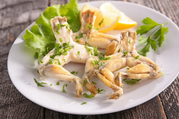 Fried frog legs — Stock Photo, Image