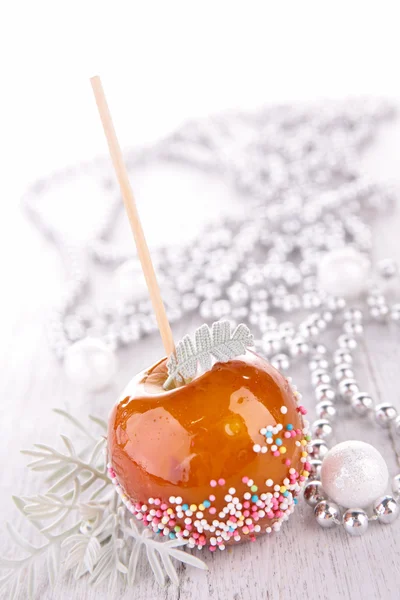 Bonbons au caramel sucré pomme — Photo