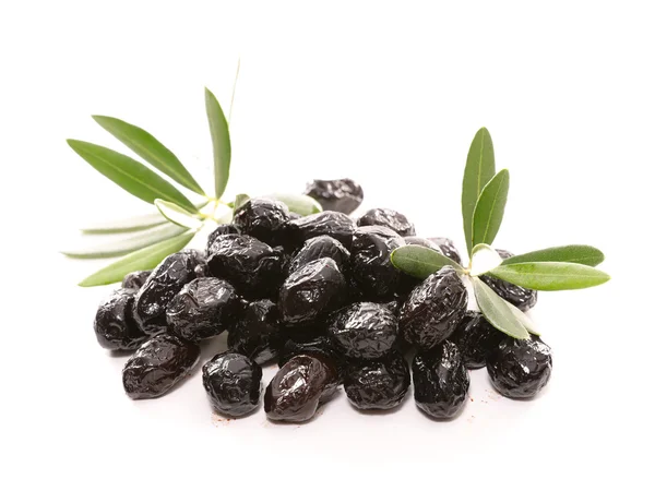 Black olives pile — Stock Photo, Image