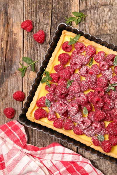 Zoete raspberry tart — Stockfoto