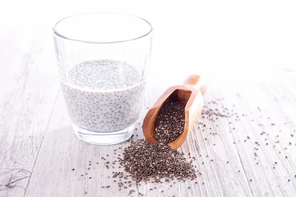 Chia zaden pudding — Stockfoto