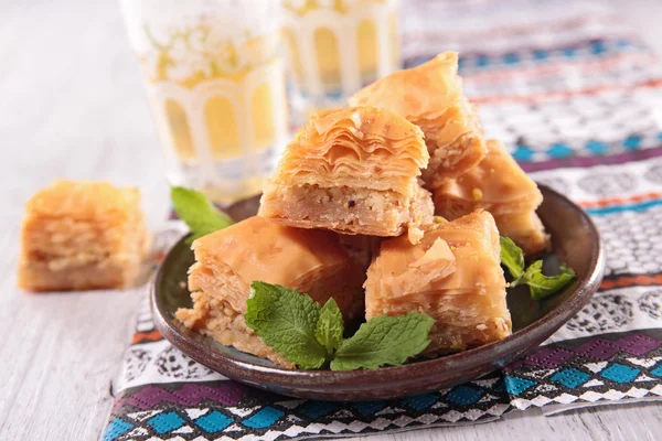 Süßes Baklava-Dessert — Stockfoto