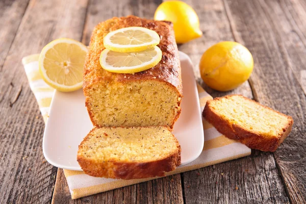 Lemon cake dessert — Stock Photo, Image