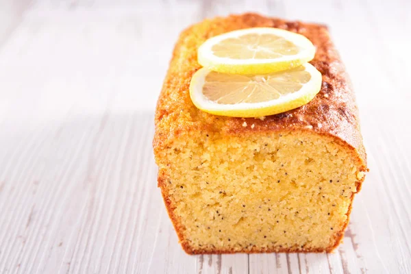 Sobremesa de bolo de limão — Fotografia de Stock