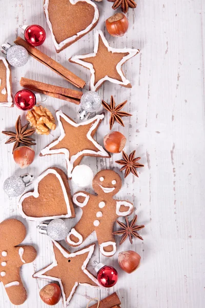 Biscuits au pain d'épice de Noël — Photo