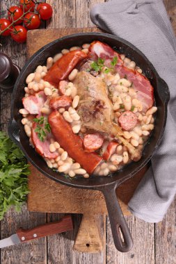 cassoulet Fransız yemek