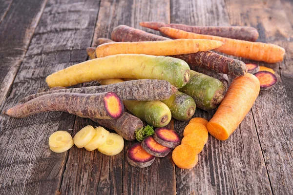 Fresh colorful carrots — Stock Photo, Image