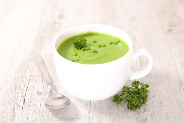 Tazón de sopa de guisantes — Foto de Stock