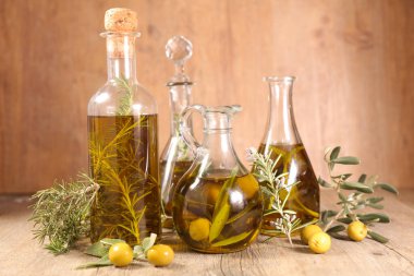 Bir çeşit zeytin şişesi.