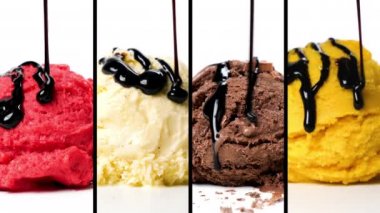 dondurma kepçesi ve çikolata montaj videosu, koleksiyon