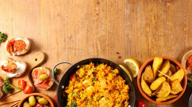 İspanyol yemeği çeşitleri- paella, tapas