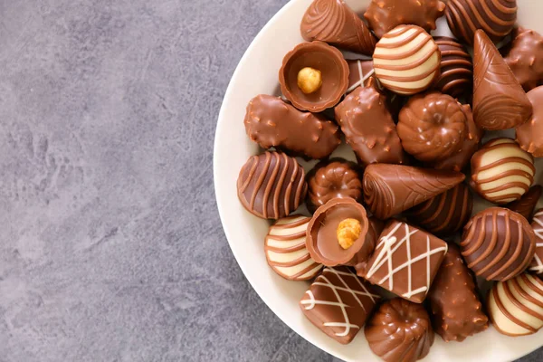 Mischung Aus Schokoladenbonbons — Stockfoto