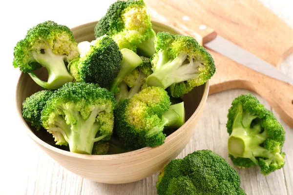 Vicino Boccia Broccoli — Foto Stock