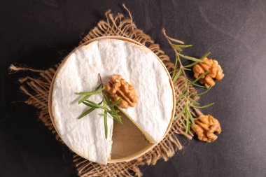 hindistan cevizi ve ceviz rengi üst görünüm