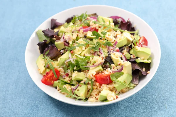 Quinoa Salad Avocado Tomato — Stock Photo, Image