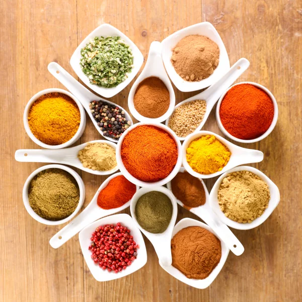 Set Spices Herbs — Stock Photo, Image