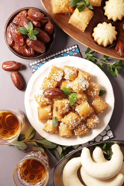 Assorted Arabian Food Dessert — Stock Photo, Image