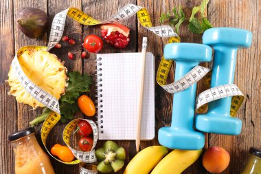 sağlıklı beslenme - diyet gıda konsepti