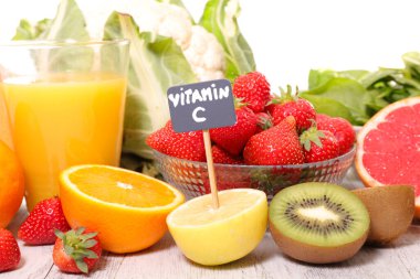 yüksek C vitamini içeren yiyecek seçimi