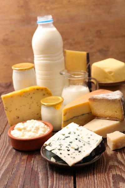 Assorted Dairy Products — Stock Photo, Image