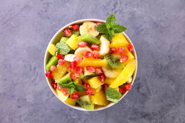 Fruit Salade Close Zicht — Stockfoto