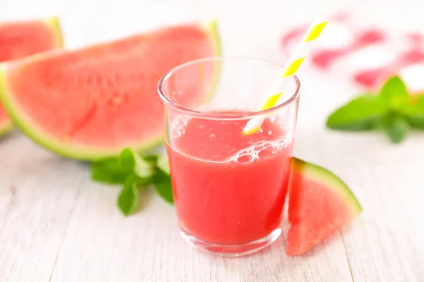 Fresh Watermelon Juice Glass — Stock Photo, Image