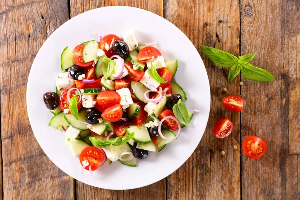 Mixed Vegetable Salad Plate — Stock Photo, Image