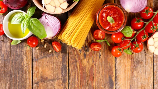 Zutat Zum Kochen Italienischer Pasta — Stockfoto